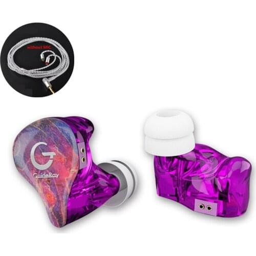In Ear Earphone Monitor Running Sports 2pin Hybrid Earphone HIFI Headset Detachable 2Pin Cable Custom wired Earphone