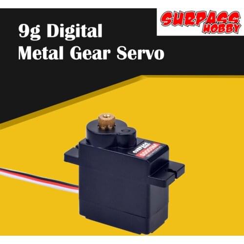 High Quality SURPASS Hobby S0009M 9g Metal Gear 1.4KG Digital Servo for RC Fixed-Wing Airplane Robot Car Boat Duct Plane