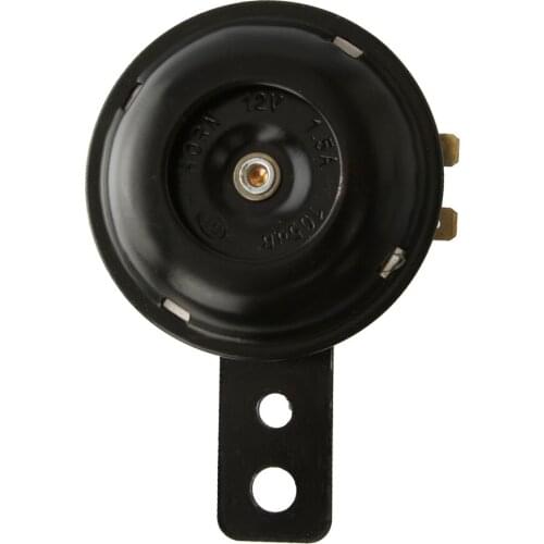 12V Loud Car Truck Scooters 105DB Electric Air Horn Universal Fits for Most Scooters/Mopeds ATVs Go-Karts Black