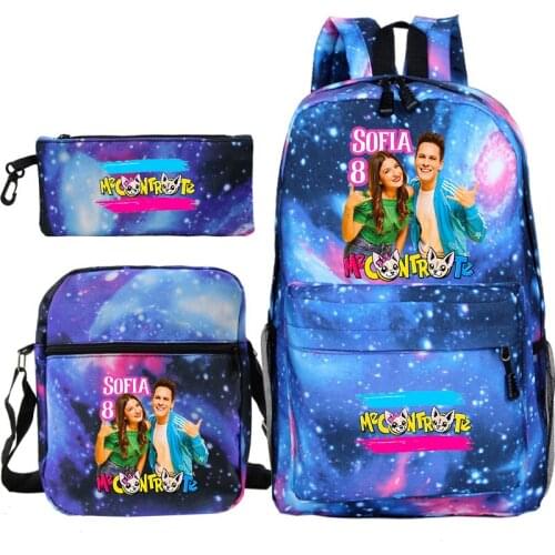 Mochila 3pcs set Me contro Te Backpack School Bag Bookbag book bag Boys Girl back to school gift teenagers unisex Daily Rucksack