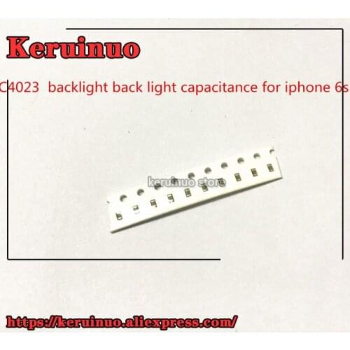 50PCS/lot NEW ORIGINAL C4023 10UF 20% 35V X5R-CERM 0603 ROOM=BACKLIGHT backlight back light capacitance for iphone 6s 6sp