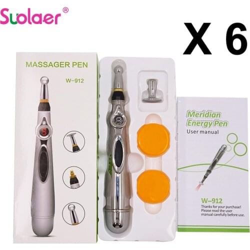 Acupuncture Pen Electric Acupuncture Laser Pen Meridians Therapy Pain Relief Massage Machine Foot Body Massager Relaxation Tools