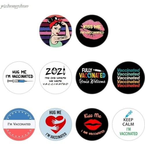 I GOT VACCINATED Brooch Pin Sweater Commemorate Brooch To Prevent Clothing From Falling Off Unisex Garment Accessories