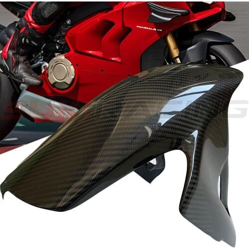 For Ducati Panigale V4 / V4S 2018 2019 Carbon Fiber Motorcycle Front Fender Mudguard Hugger Motorcycle accessories