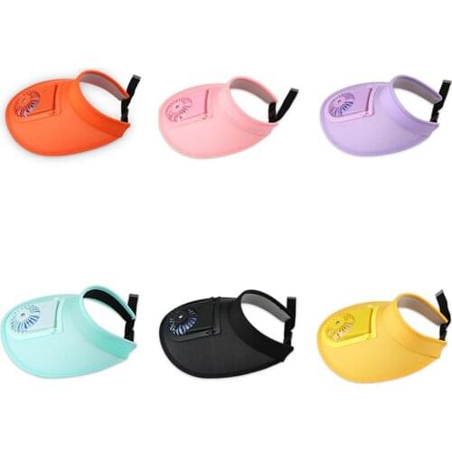 Cotton Fan Hat Lengthened Brim Outdoor Sun Uv Protection Usb Charging Empty Top Sunshade Hat