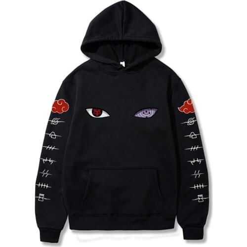 2021 Harajuku Anime Hoodies anime men women Printing Pullover Sweatshirt Hip Hop Streetwear Tops Black White Pink Color Hoodies