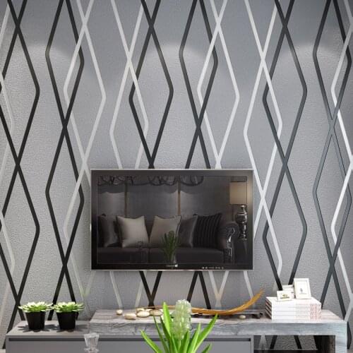 10M On-Woven Wallpaper Simple Wallpaper Roll Bedroom Dinning Living Room Wall Covering Modern 3D Wall Paper Home Decor