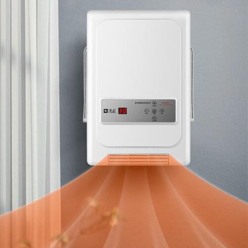 Wall-mounted Electric Thermostat Heater Remote Control Fast Heating Household Warmer 220V Room Heater Clothes Dryer