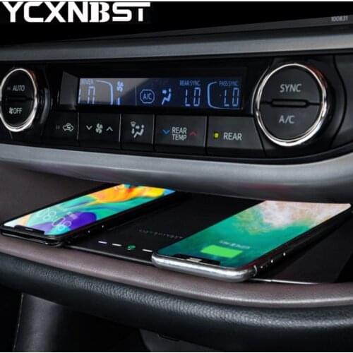 Suitable For Highlander Car Wireless Chargers 2015to2020 Auto Parts Car Accessories QI Quick Charg Technolog