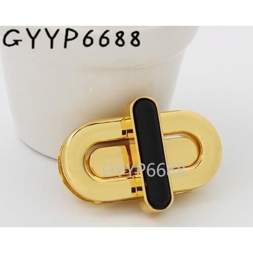 5sets oval shape 41*20mm oval shape turn lock for 2021 fashion handbag twist lock decorative bag accessories