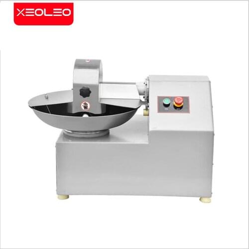 XEOLEO Commercial Vegetable Food Cutter Stainless Steel Slicer Shredder Meat Dumpling Stuffing Electric Ginger Garlic Cut Minced