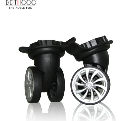 BDTHOOO Replacement Luggage Wheels for Travel Suitcases Repair Hand Spinner Caster Wheels Parts Trolley Rubber Wheel A18-JYSPL