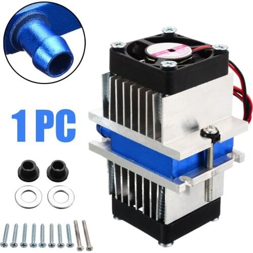 1 Set Thermoelectric Cooler Refrigeration Cooling System + Fan DIY Kit Refrigeration Air Thermoelectric Cooler For Pet Home Use