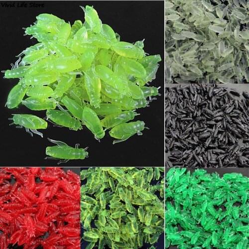 10pcs/lot Soft Silicone Artificial Bait Fishing Tackle Mix Colors Grasshopper Fishing Lures