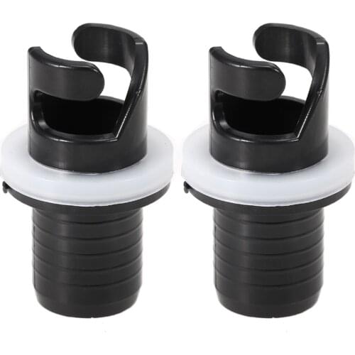 2PCS Kayak Boat Air Valve Adapter Inflatable Boat Kayak Accessories Air Foot Pump Hose Adapter Boat Kayak Air Valve Connector