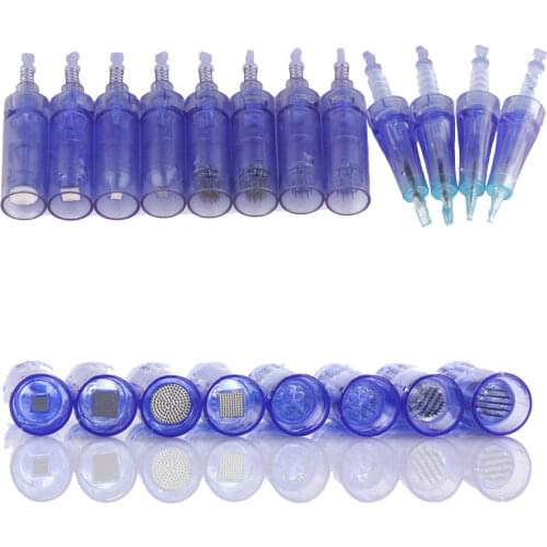 20pcs/lot Tattoo Cartridge Needle Electric Auto Microneedle Tattoo Rotary needle for Dr.pen tattoo Machine tips Bayonet Mount