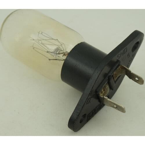 240V 25W T170 Microwave Oven Globe Lamp Bulb Straight Terminals For Many Brands