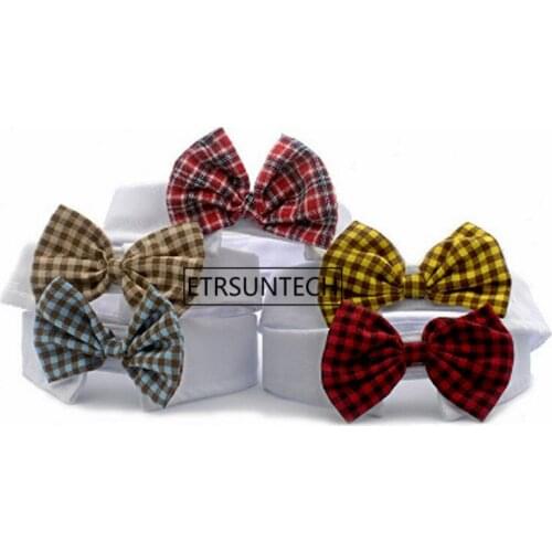 50pcs Pet Cat Dog Bow Tie Grooming Products Fashion Puppy Collars Adjustable Bowtie Grooming Tie Accessories