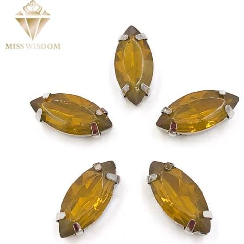 Free shipping Matt Coffee opal Horse eye sew on rhinestones flatback Resin Leaf shape loose rhinestones DIY garment Accessories