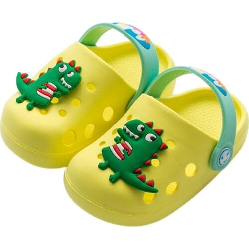 Childrens Sandals Summer Boys Girls Beach Sandals Slippers Hole Shoes Baby Garden Shoes Indoor and Outdoor Non-Slip Slippers