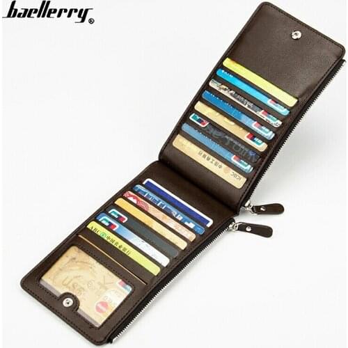 Men Wallet Money Bag Male Bifold Long PU Coin Plastic Card Pocket New Model Design Hot Unique Famous Brand Cell IPhone Clutch
