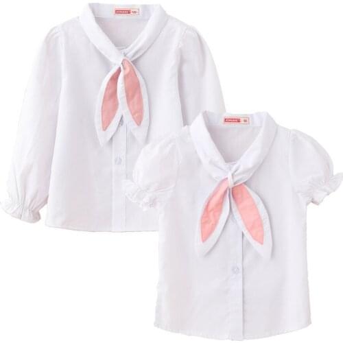 Hooyi White Blouses For Girls
