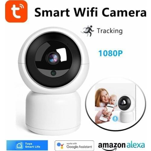 Tuya Smart Life 1080P Wifi IP Camera Wireless Mini Security Surveillance Baby Monitor Alexa Google Home Assistant Voice Control