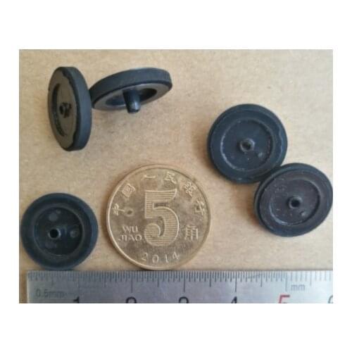 5pcs 14.5mmx5x1.5 idle tire r T wheel plastic for cassette deck tape recorder audio player Stereo Vintage pinch roller