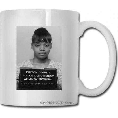 Lisa Left Eye Lopes Mugshot Grey Mug Cup S 3Xl Tlc R B Hip Hop Rap Scrubs Women Men