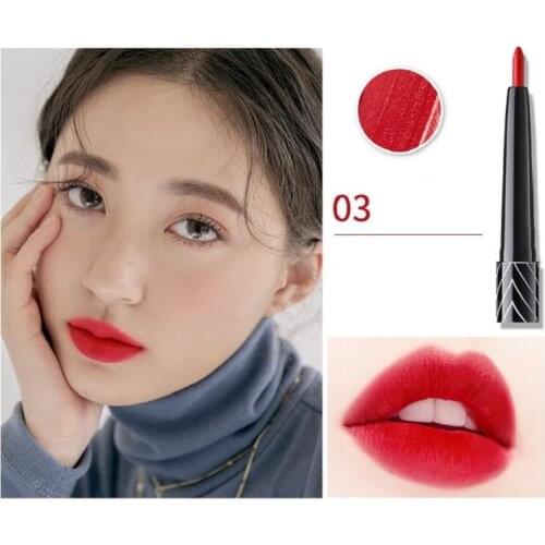 Matte Lipstick Pencil Lip Liner Waterproof Long Lasting Moisturizer Lipliner Makeup Contour Tint Sexy Beauty Cosmetic Tool TSLM1