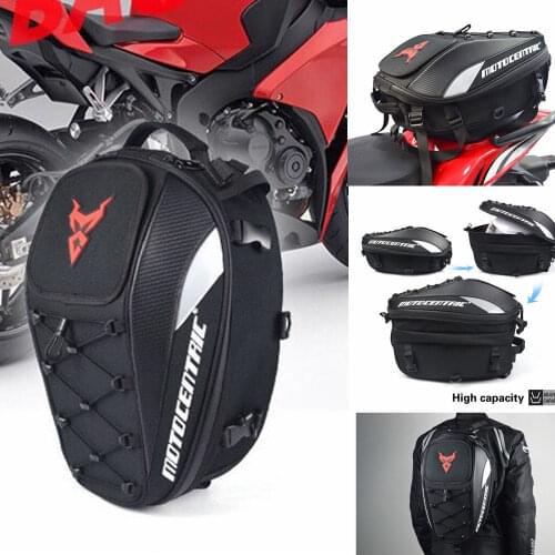 Nylon Waist Packs Leg Bag Waterproof Multi-functional Durable Rear Motorcycle Seat Bag High Capacity Motorcycle Rider Backpack
