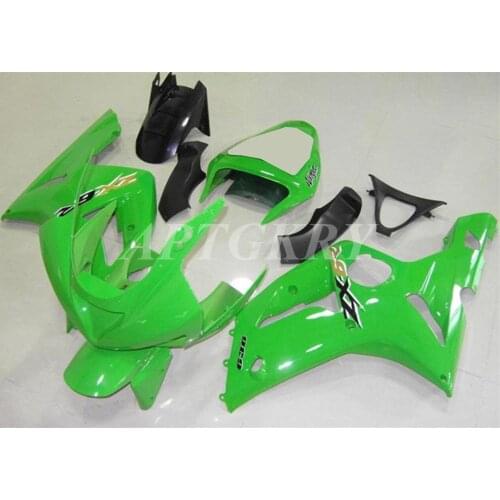 New ABS Plastic Shell Motorcycle Fairing kit Fit For Kawasaki Ninja ZX6R 636 ZX-6R 2003 2004 Bodywork set Custom Green