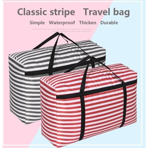 Extra thick canvas moving packing bag extra large thick waterproof duffel bag canvas travel bag woven bag oversized package