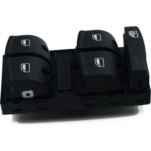 Electric Power Panel Window Master Control Switch Button For Audi A3 Sportback A6 C6 Q7 4F0 959 851 4F0 959 851A 4F0 959 851C