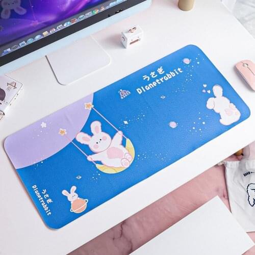 Cute Cartoon Simple Ergonomic Waterproof Anti-slip Computer Mouse Pad Mousepad for Office