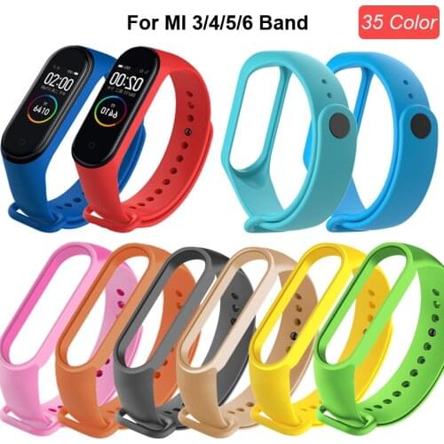 Bracelets For Xiaomi Mi Band 5 3 4 6 Sports Smart Watch Men For mi band3 mi band4 mi band5 mi band6 Adjustable Strap Replacement