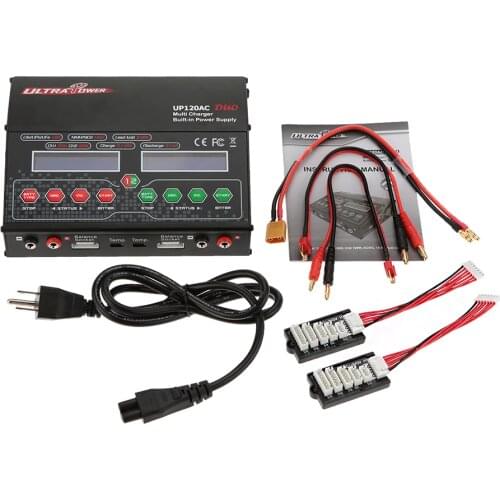 Brand New Ultra Power UP120AC DUO 120W/100W LiIo/LiFe/NiMH/NiCD/LiPo Battery Multi Balance Charger/Discharger