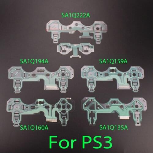 Vibration Conductive Film Controller Ribbon Circuit Board For PS3 Controller Dualshock 3 SA1Q135A 160A 159A 194A