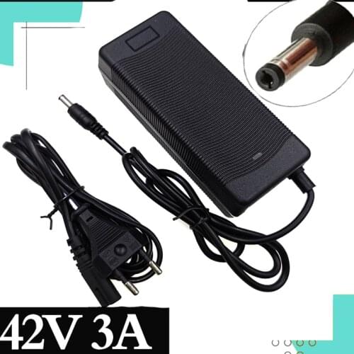 42V3A charger 42V 3A electric bike lithium battery charger for 36V lithium battery pack Plug Connector High quality