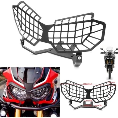 Motorcycle Front Headlight Guard Protector Grill For Honda CRF1000L 2016 2017