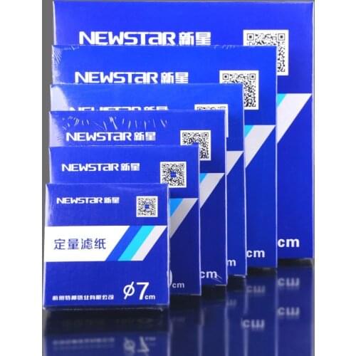 100 Pieces 125mm,12.5cm Quantitative filter paper Slow,Medium,Fast Speed Grad