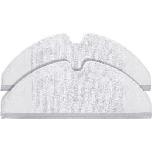 2Pcs Roborock S50 S51 Parts Mop Cloths For Xiaomi Vacuum Cleaner Generation 2 Dry Wet Mopping Cleaning