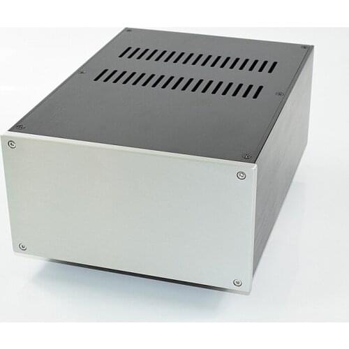 308*222*121MM All-aluminum Power Amplifier Chassis Post-level Case DAC Tube Amplifier Audio Shell Amplifier Box Power Enclosure