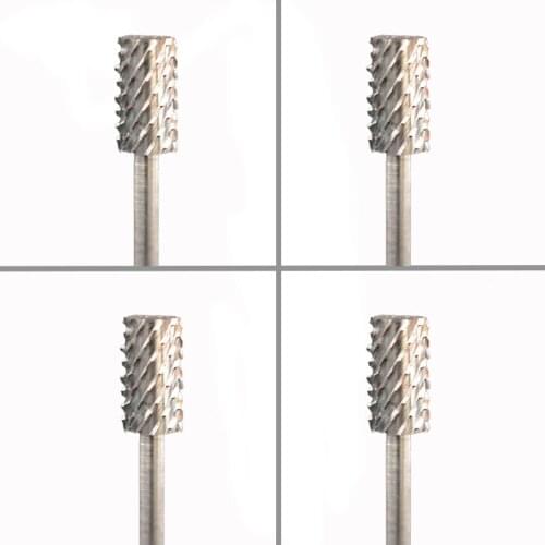 4pcs Carbide Nail Drill Bit - Small Barrel Bit - 3XC