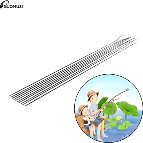 5pcs Fishing Rod Tips Spare Tip Taiwan Fishing Rod Tip Solid And Hollow Carbon Rod Accessories 45cm