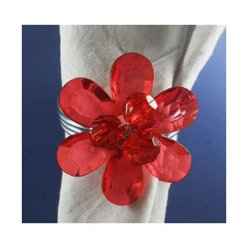 Aliexpress acrylic napking ring with polybag