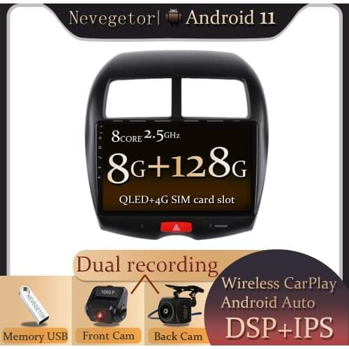 10.1" Android 11.0 Car GPS multimedia Radio Navi player For CITROEN C4 2010 2011-2014 2015 Mitsubishi ASX Peugeot 4008