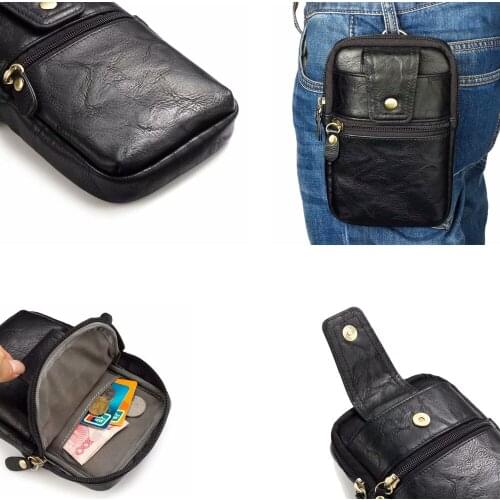 Waistband Hook Loop Belt Clip Leather Phone Case Dual Pouch For Huawei P smart,Honor 9 Lite,Mate 10 Porsche Design,Mate 10 Pro