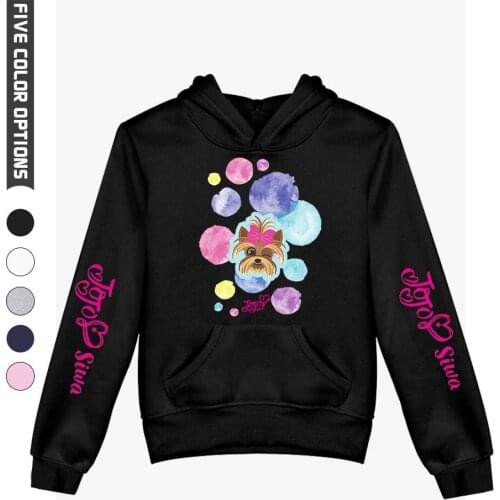 Jojo Siwa Printing Children Hoodies Sweatshirts Leisure Sports Kid Boy Girl Hoodie Autumn Winter Children Pullovers Streetwear