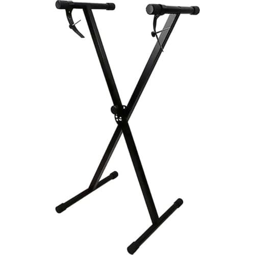 HY-X3 Adjustable Universal Metal Single-X Piano Rack Electronic Piano Stand Keyboard Instrument Stand Holder Parts Accessories